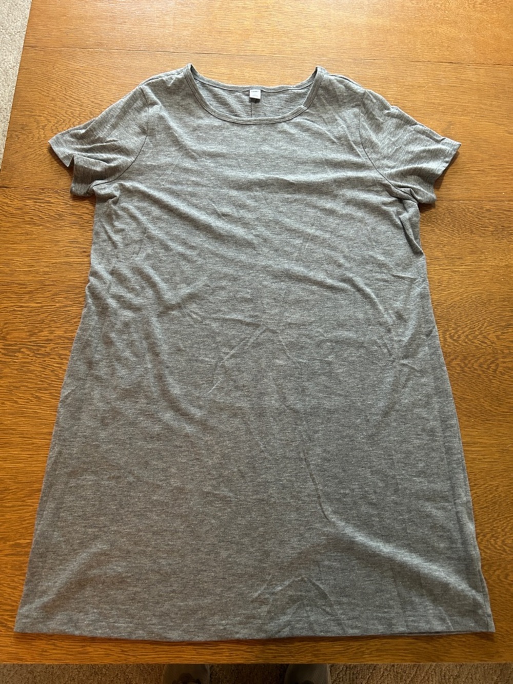 Old Navy Gray Short Sleeve Tee Tunic
